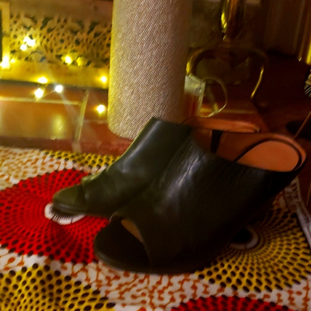 Franco Sarto leather mule